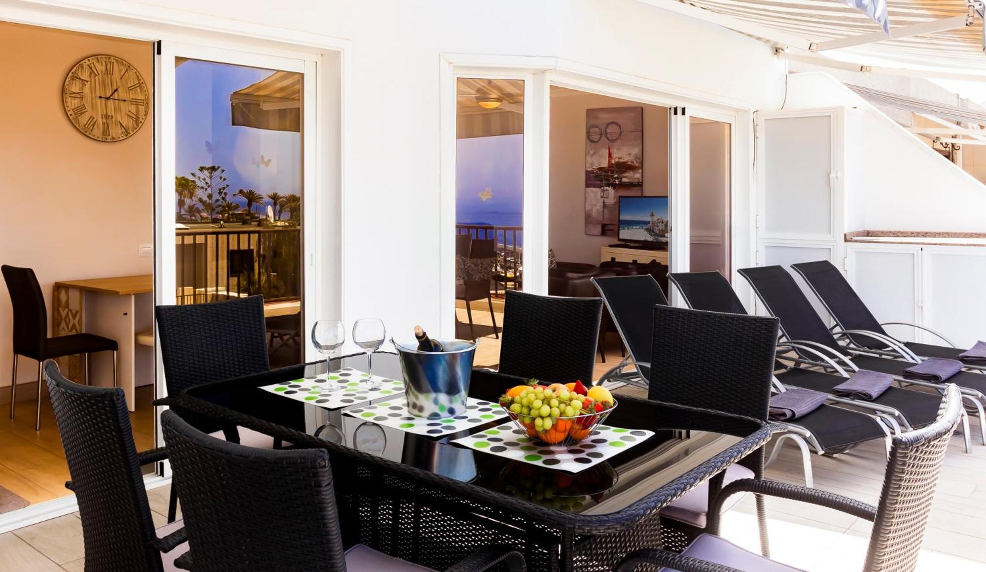 Ocean Panorama - 3 Ac Bedrooms, Private Garage, New Pool, 2 Bathrooms, Tv Channels Acantilado de los Gigantes ภายนอก รูปภาพ