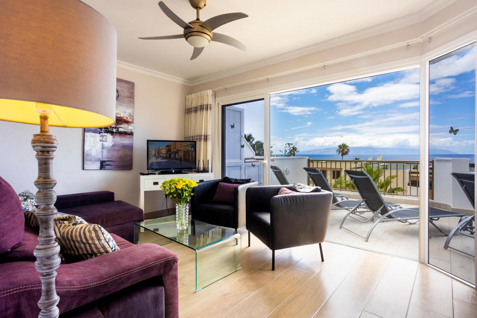 Ocean Panorama - 3 Ac Bedrooms, Private Garage, New Pool, 2 Bathrooms, Tv Channels Acantilado de los Gigantes ภายนอก รูปภาพ