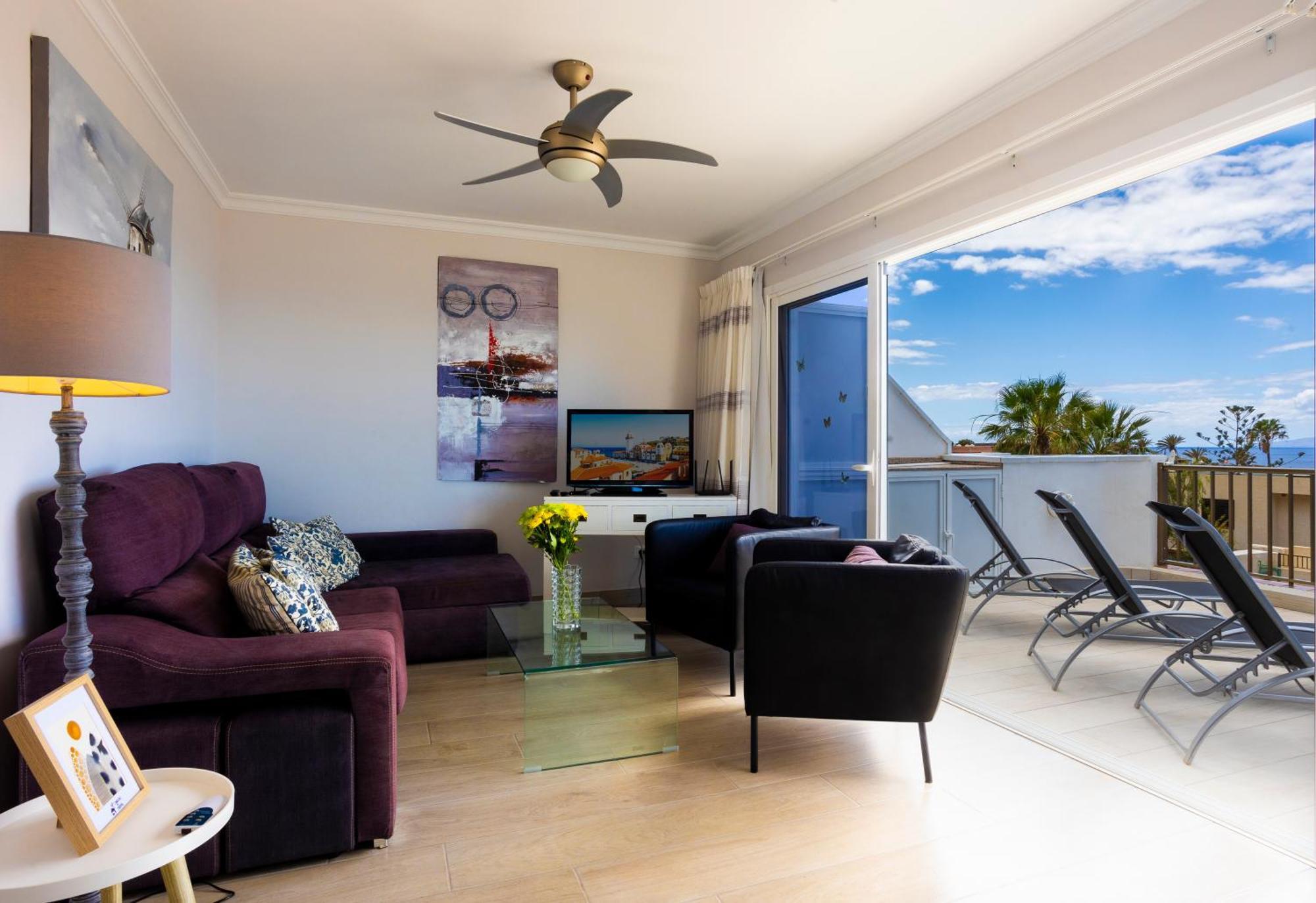 Ocean Panorama - 3 Ac Bedrooms, Private Garage, New Pool, 2 Bathrooms, Tv Channels Acantilado de los Gigantes ภายนอก รูปภาพ