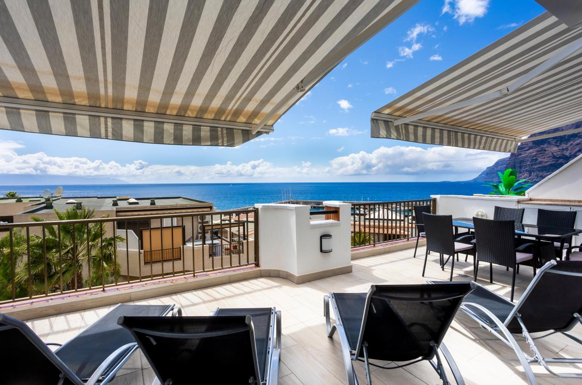 Ocean Panorama - 3 Ac Bedrooms, Private Garage, New Pool, 2 Bathrooms, Tv Channels Acantilado de los Gigantes ภายนอก รูปภาพ