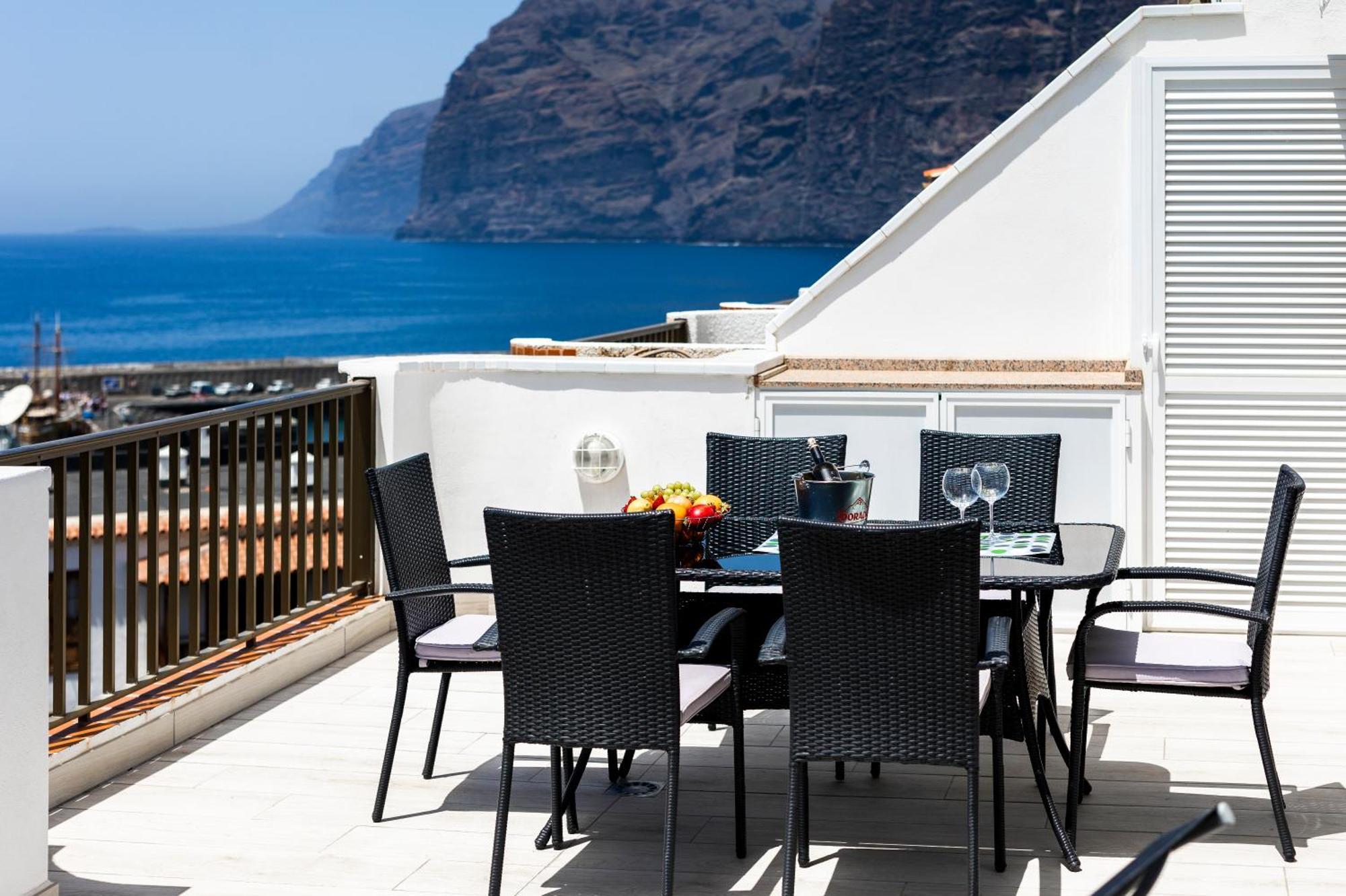 Ocean Panorama - 3 Ac Bedrooms, Private Garage, New Pool, 2 Bathrooms, Tv Channels Acantilado de los Gigantes ภายนอก รูปภาพ