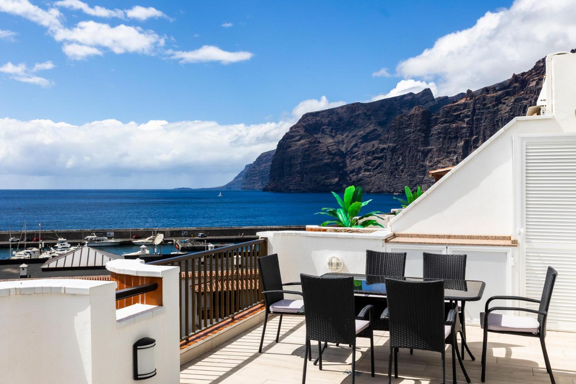 Ocean Panorama - 3 Ac Bedrooms, Private Garage, New Pool, 2 Bathrooms, Tv Channels Acantilado de los Gigantes ภายนอก รูปภาพ